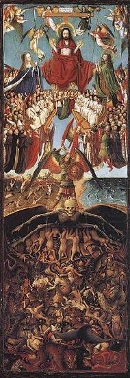 Jan Van Eyck Crucifixion y Juicio final china oil painting image